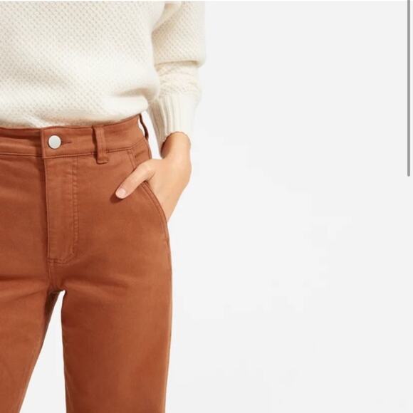 Everlane The Straight Leg Crop Pants in Brown - Picture 8 of 8